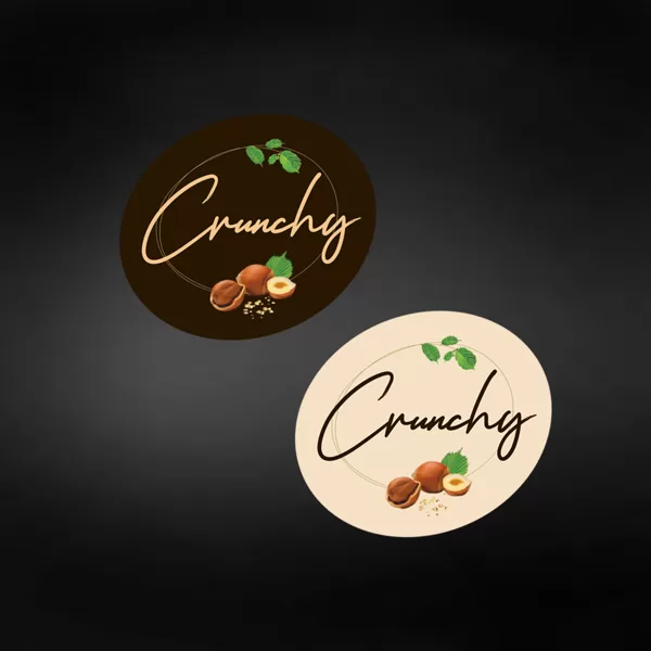 LOGO UN UZLĪMJU IZSTRĀDĀŠANA, CRUNCHY